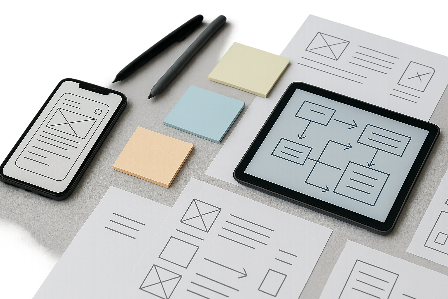 Разработка техзадания и прототипов